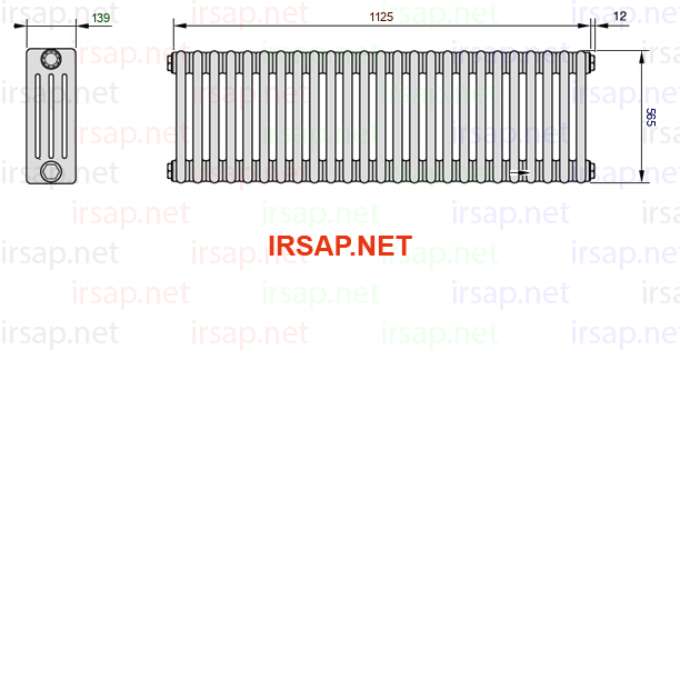Радиатор IRSAP Tesi 40565/25 T14 CL 01
